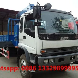 Isuzu Brand 4*2 LHD FVR 6.3T Telescopic Crane Boom Mounted on Truck for Sale thumbnail-2
