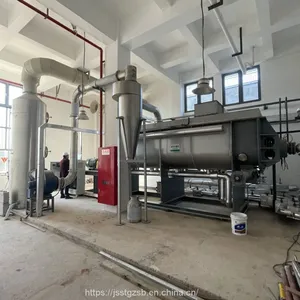 Sludge Drying Equipment Sludge Dewatering Dryer Customization Hollow Paddle Dryer 100 Square Meters of Electroplating Sludge Drying Equipment Catering Waste Treatment thumbnail-1