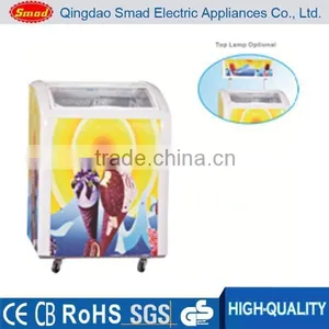 Sliding Door Deep Freezer Chest Refrigerator for Frozen Food and Ice Cream thumbnail-1