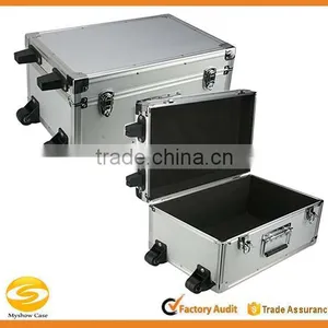 Aluminum Hard Case With Wheels,Aluminum Trolley Flight Storage Case thumbnail-1