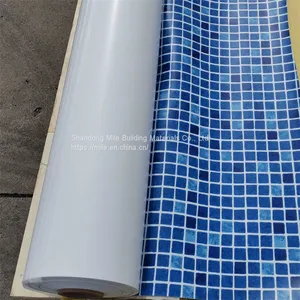 PVC Film Swimming Pool Pure Color Anti-Microorganisms Polyvinyl Chloride Pvc Swimming Pool Liner thumbnail-5