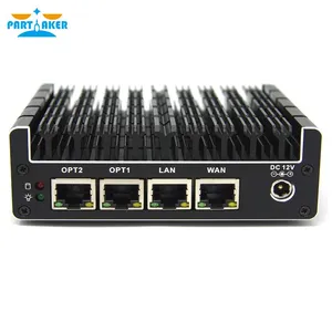 Intel AES-NI J3160 Pfsense Mini Server Nuc Fanless Barebone Firewall Micro Appliance With 4 Gigabit Lan thumbnail-1