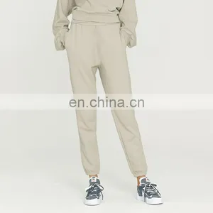Wholesale High Quality Cotton Basic Terry Joggers Pants Women Casual Athletic Track Sweatpants Female Gym Sportswear thumbnail-3