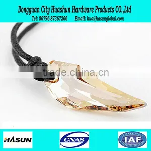 Fashion Crystal Spike Pendant Necklace thumbnail-2