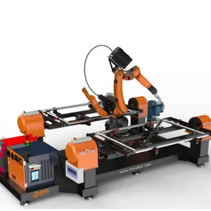 B2 Double Positioners Robotic Welding Workstation Integration Arc Welding Manipulator thumbnail-1