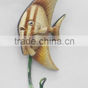 2014 Embossed Fish Shape Single Metal Hook thumbnail-1