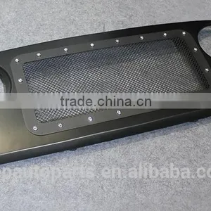 JK PARAMOUNT GRILLE WITH LED LIGHT FOR 07-15 JEEP WRANGLER thumbnail-3