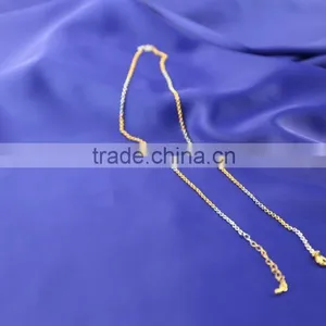 2015 Summer Popular Gold and Rhodium Plated Thin Chain Jewelry thumbnail-2