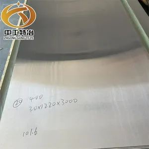 Vacuum Electroslag Material Monel 400 Alloy Plate UNSN04400 Alloy Rod Forging Forging Ring Ni68Cu28Fe thumbnail-1