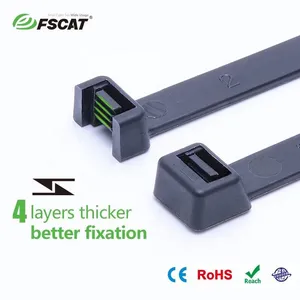 2.5x150mm Nylon 6/6 Cable Ties With High Tensile Strength and Locking Pawl thumbnail-5
