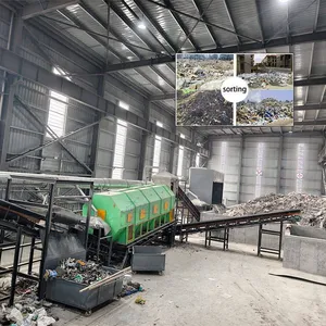 Urban Garbage Disposal System Household Waste Plastics and Organic Matter Sorting and Processing Production Line EPC thumbnail-1