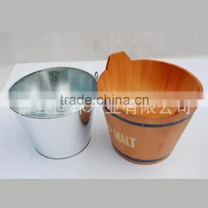 Wooden Ice Buckets & Tongs Buckets, Coolers & Holders Type Barrel Wine Coolers & Holders thumbnail-1