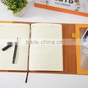 New Type Colorful A5 A6 PU Texture Notebook With Spring thumbnail-3