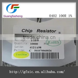 0402 SMD Resistor 100R 1% 1/16W thumbnail-1