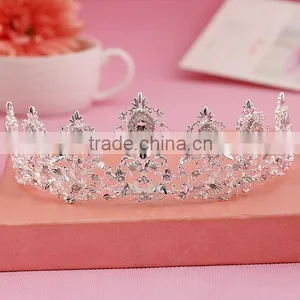 Hot Sale Fashion Hair Jewelry Pageant Real Diamond Tiara for Sale thumbnail-5
