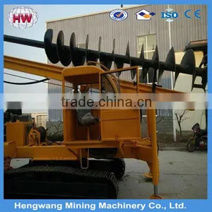 HW Produce Crawler-type Long Spiral Photovoltaic Pile Driver for Sale thumbnail-4