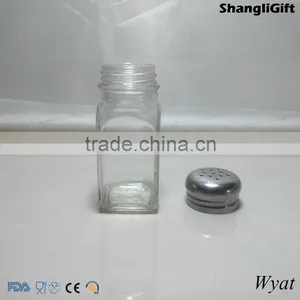 Wholesale Square Glass Condiment Jars 80ml 3oz thumbnail-3