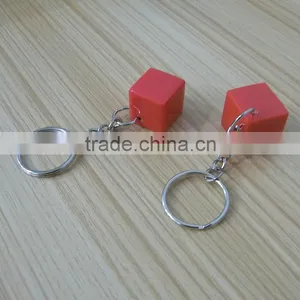 Red Keychain Acrylic Keyring Custom Gifts thumbnail-1