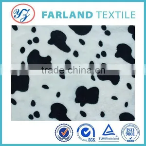 Waterproof Fabric Printed Cow Pattern pv Plush thumbnail-4