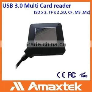 Fashionable SD+TF+xD+CF+MS+M2 All in One Card Reader thumbnail-1