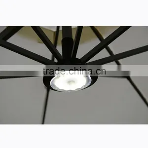 Outdoor Beach Patio Sun Garden Travel Led Light Cheap Solar Chinese Umbrella Light thumbnail-2