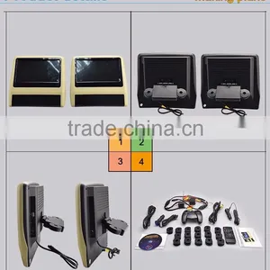 9"Headrest DVD With USB Port ,SD Slot,Wireless Games,without Pillow,auto Monitor thumbnail-6
