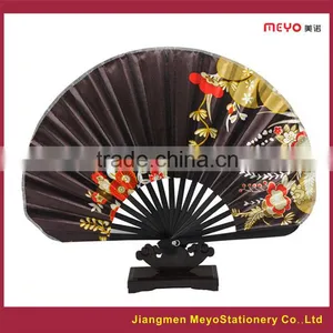 2015 Decorative Gift Bamboo Shell Shpe Hand Fan for Business Present thumbnail-1
