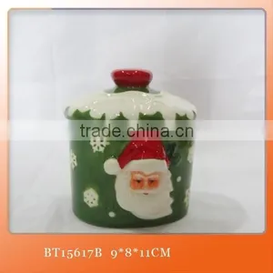 Christmas Penguin Ceramic Cookie Jar thumbnail-4