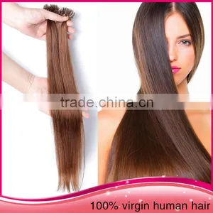 Pre-bonded Hair U-tip Hair I-tip Hair Clip In Hair Brazilian Virgin Remy Straight Hair Weaving thumbnail-1