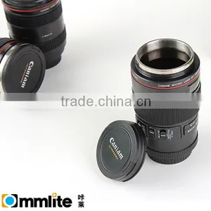 Black Micro Camera Stainless Steel Mug Lens Cup for Canon 10MM thumbnail-2