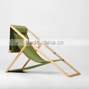 XZ Shape Wooden Foldable Beach Chair thumbnail-4