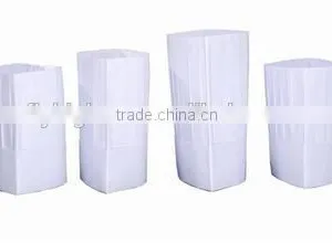 Chef Hat Paper Chef Cap for Disposable Paper Chef Hat From China thumbnail-2
