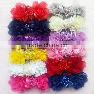 Garment Accessory/ Fabric Flower/kids Hair Bow/fashion Accessory/large Wholesale Hair Bows thumbnail-1