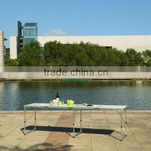 8ft Outdoor Aluminum Folding Table Picnic Table Beer Pong Table thumbnail-1