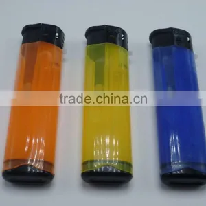 2016 Translucent Hot Sale Disposable Electronic Colorful Lighter thumbnail-4