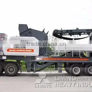 LIMING Small Scale Tire & Crawler Type Ore Mobile Jaw Crusher Quarry Machine thumbnail-4