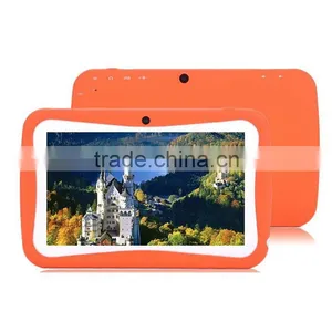 Kid Proof Silicone Kids 7 Inch Tablet Case Quad Core Android 4.4.2 Good Quality Tablet PC Android 4.2 Tablet For Gaming thumbnail-3