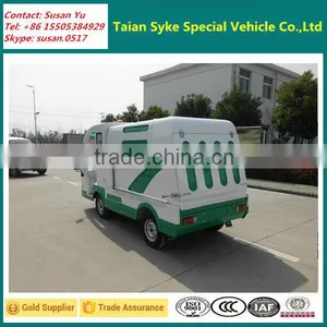 Brand New 1000kg Capacity Self Unloading Electric Garbage Truck for Sale thumbnail-2