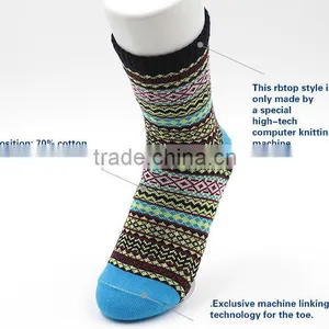 Hot Sale, Best Price! Custom Bamboo Color Thin Stripe Sport Socks for Men thumbnail-2