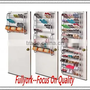 Over The Door Hanging Shelf Shoe Rack Organizer Shoe Storage thumbnail-1