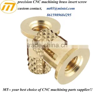Custom CNC Machining Brass Slotted Insert Nut thumbnail-2