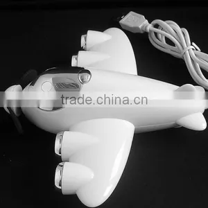 AIRCRAFT 4 PORTS USB HUB WITH MINI FAN BEST FOR PROMOTION GIFTS thumbnail-1