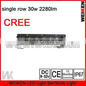 Single Row 5w 8inch Auto C Ree Led Light Bars thumbnail-1