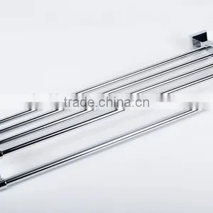 High Grade High Quality Stainless Steel Wall Mounted Hotel Style Towel Rack Towel Bars Towel Shelf thumbnail-1