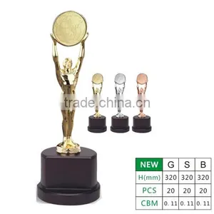 Oscar Metal Trophy Oscar Statue Awards Wooden Trophy Base 002 thumbnail-1