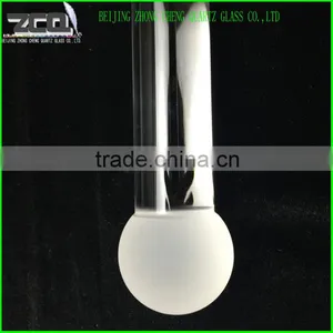 Quartz Glass Rod With a Ball Ending by Fine Grinded thumbnail-4