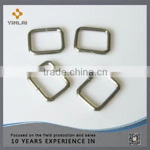 Gold Price Iron Metal Square Ring thumbnail-1