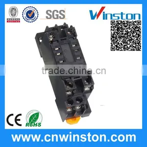 PTF08A-E General Purpose 8 PIN 300VAC 10A Connecting Electric Contact Relay Socket With CE thumbnail-1