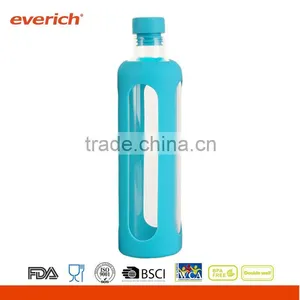 550ml Leak Proof Borosilicate Glass Bottle With Silicone Cap and Sleeve thumbnail-3