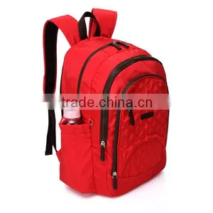 2015 Wholesale Large Diaper Bag Backpack Baby Nappy Changing Bag Red thumbnail-4